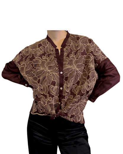 Camicia misto seta