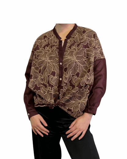 Camicia misto seta