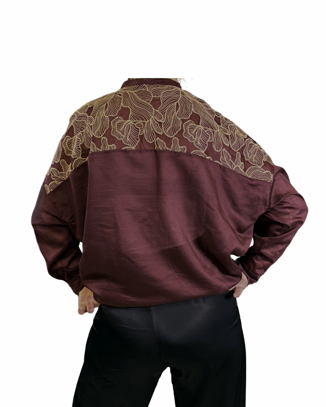Camicia misto seta