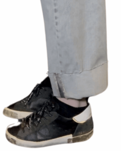 Jeans con risvolto