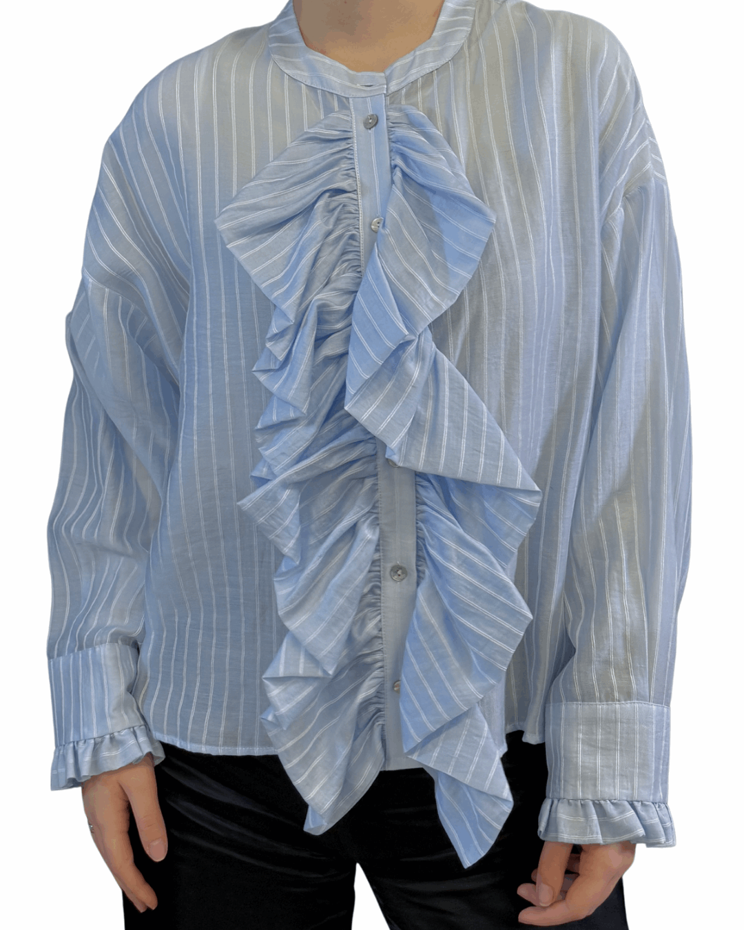 Camicia rouge rigata