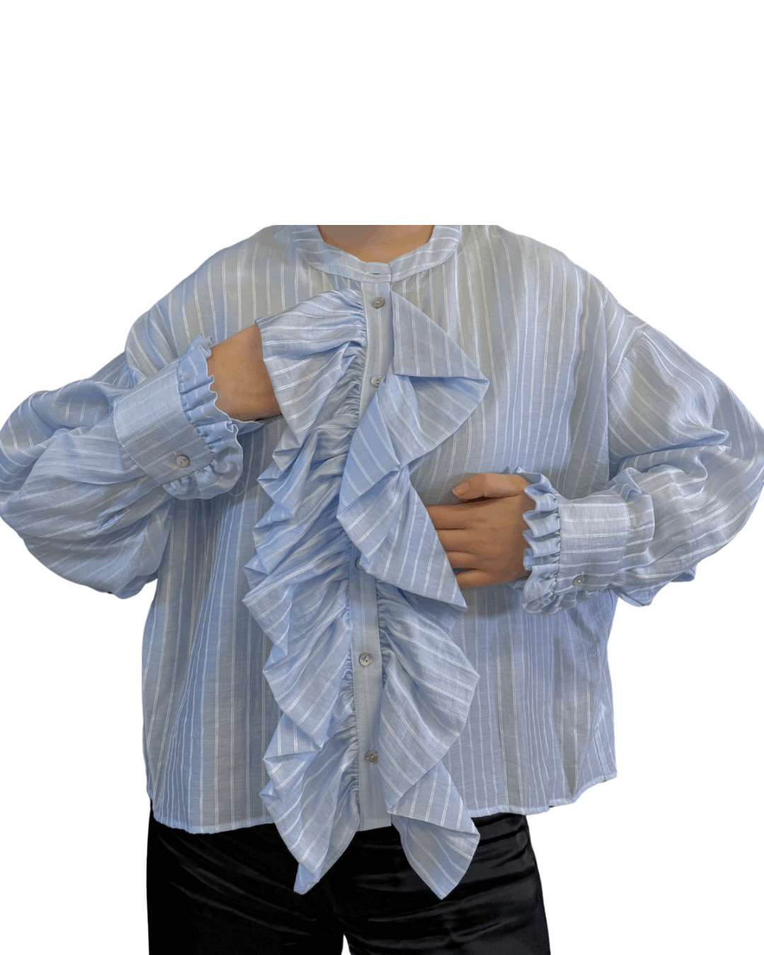 Camicia rouge rigata